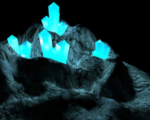 Crystal cave scene preview image